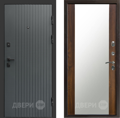 Дверь Престиж Tvist Grey Зеркало Дуб в Наро-Фоминске