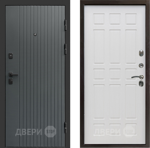 Входная металлическая Дверь Престиж Tvist Grey Спарта Лиственница белая в Наро-Фоминске