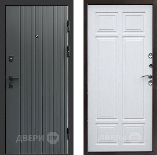 Входная металлическая Дверь Престиж Tvist Grey Премиум Лиственница белая в Наро-Фоминске