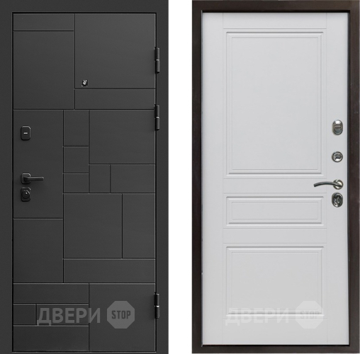 Дверь Престиж Kvadro Классика Белый матовый в Наро-Фоминске