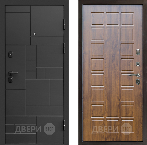 Входная металлическая Дверь Престиж Kvadro Престиж Дуб в Наро-Фоминске