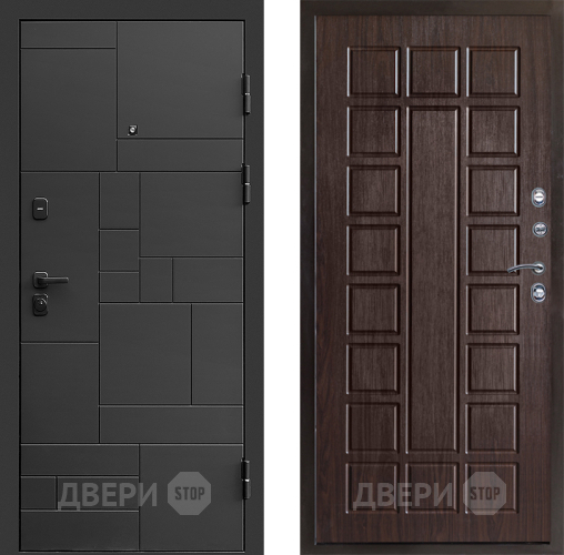 Входная металлическая Дверь Престиж Kvadro Престиж Венге в Наро-Фоминске