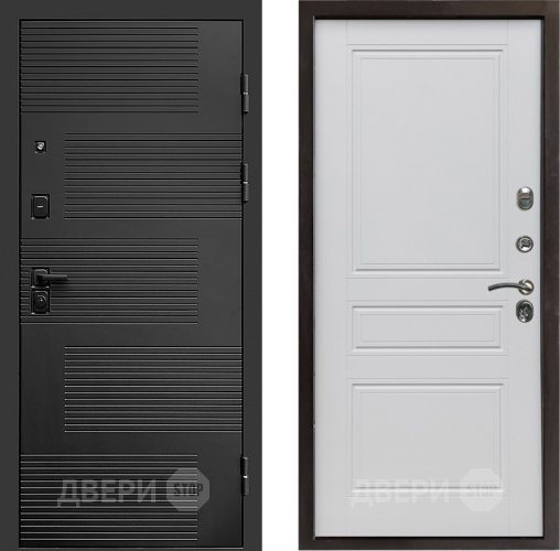 Входная металлическая Дверь Престиж Favorit Классика Белый матовый в Наро-Фоминске