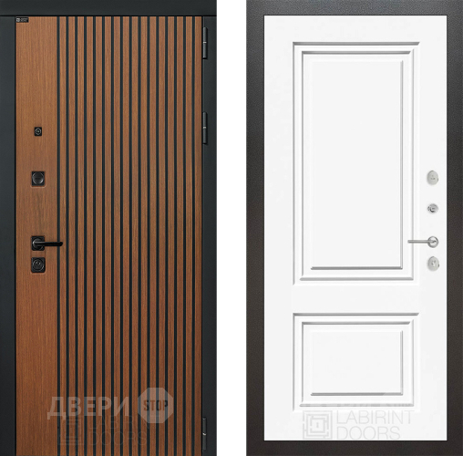 Дверь Лабиринт (LABIRINT) Шторм 26 Белый (RAL-9003) в Наро-Фоминске