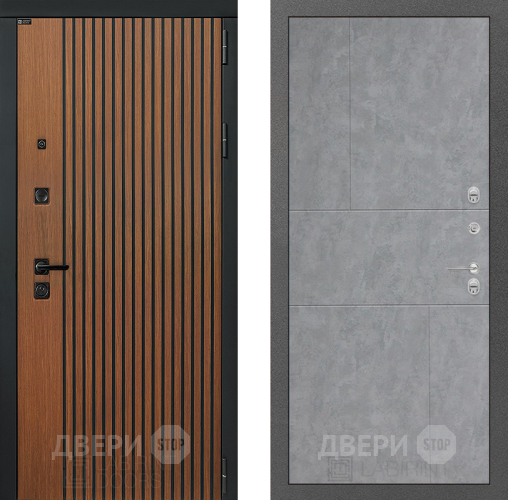 Входная металлическая Дверь Лабиринт (LABIRINT) Шторм 21 Бетон светлый в Наро-Фоминске