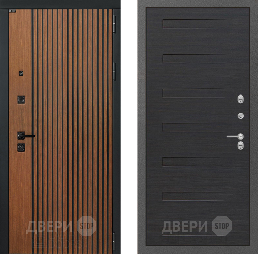 Входная металлическая Дверь Лабиринт (LABIRINT) Шторм 14 Эковенге поперечный в Наро-Фоминске