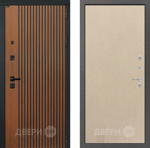 Входная металлическая Дверь Лабиринт (LABIRINT) Шторм 05 Венге светлый в Наро-Фоминске