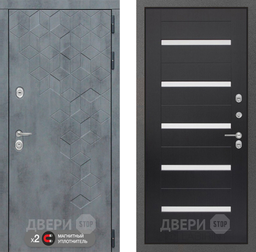 Входная металлическая Дверь Лабиринт (LABIRINT) Бетон 01 Венге в Наро-Фоминске