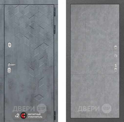 Входная металлическая Дверь Лабиринт (LABIRINT) Бетон 21 Бетон светлый в Наро-Фоминске