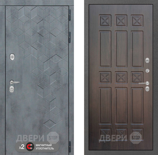Входная металлическая Дверь Лабиринт (LABIRINT) Бетон 16 VINORIT Алмон 28 в Наро-Фоминске