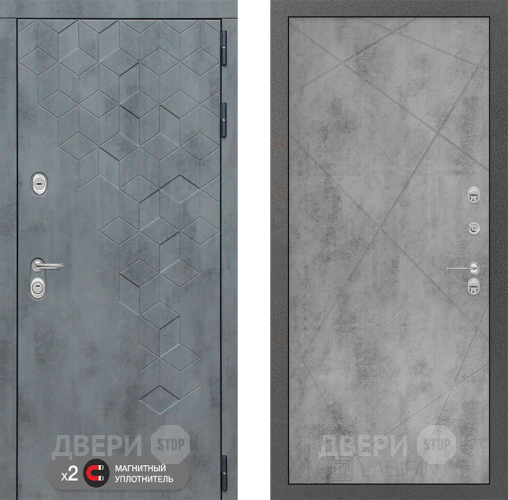 Входная металлическая Дверь Лабиринт (LABIRINT) Бетон 24 Бетон светлый в Наро-Фоминске