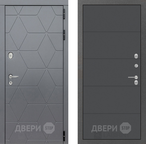 Дверь Лабиринт (LABIRINT) Cosmo 13 Графит софт в Наро-Фоминске