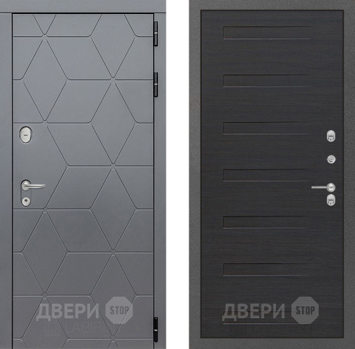 Входная металлическая Дверь Лабиринт (LABIRINT) Cosmo 14 Эковенге поперечный в Наро-Фоминске