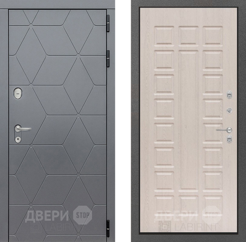 Входная металлическая Дверь Лабиринт (LABIRINT) Cosmo 04 Беленый дуб в Наро-Фоминске