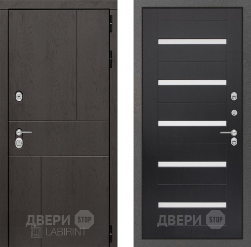 Входная металлическая Дверь Лабиринт (LABIRINT) Urban 01 Венге в Наро-Фоминске