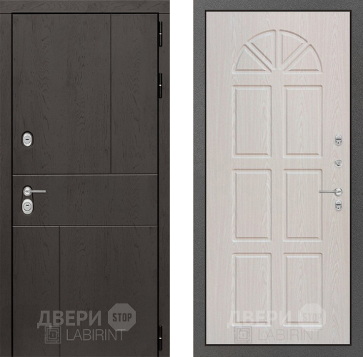 Входная металлическая Дверь Лабиринт (LABIRINT) Urban 15 VINORIT Алмон 25 в Наро-Фоминске