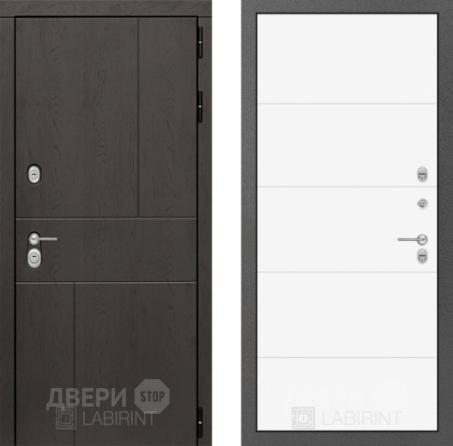 Дверь Лабиринт (LABIRINT) Urban 13 Белый софт в Наро-Фоминске