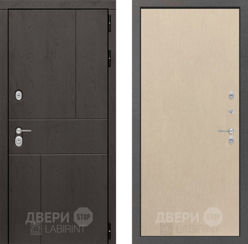 Входная металлическая Дверь Лабиринт (LABIRINT) Urban 05 Венге светлый в Наро-Фоминске