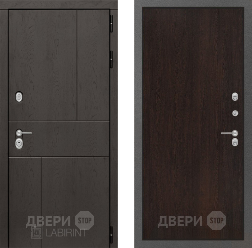 Входная металлическая Дверь Лабиринт (LABIRINT) Urban 05 Венге в Наро-Фоминске