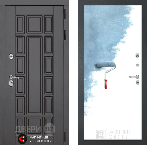 Входная металлическая Дверь Лабиринт (LABIRINT) New York 28 Под покраску в Наро-Фоминске