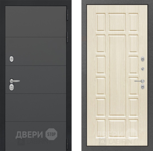 Дверь Лабиринт (LABIRINT) Art 12 Беленый дуб в Наро-Фоминске