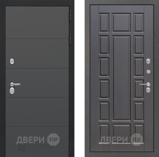 Входная металлическая Дверь Лабиринт (LABIRINT) Art 12 Венге в Наро-Фоминске