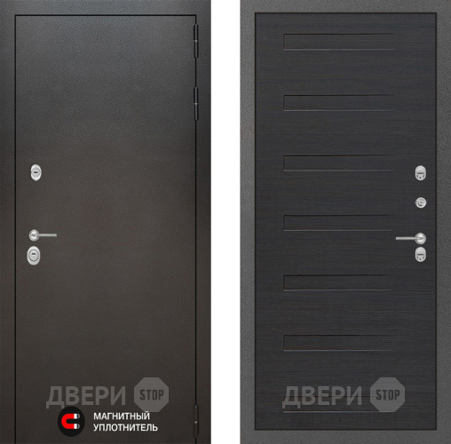 Входная металлическая Дверь Лабиринт (LABIRINT) Silver 14 Эковенге поперечный в Наро-Фоминске