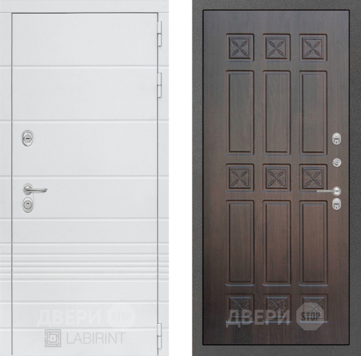 Входная металлическая Дверь Лабиринт (LABIRINT) Трендо 16 VINORIT Алмон 28 в Наро-Фоминске