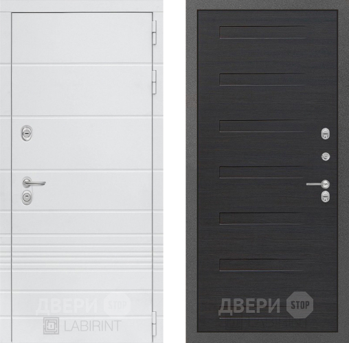 Входная металлическая Дверь Лабиринт (LABIRINT) Трендо 14 Эковенге поперечный в Наро-Фоминске
