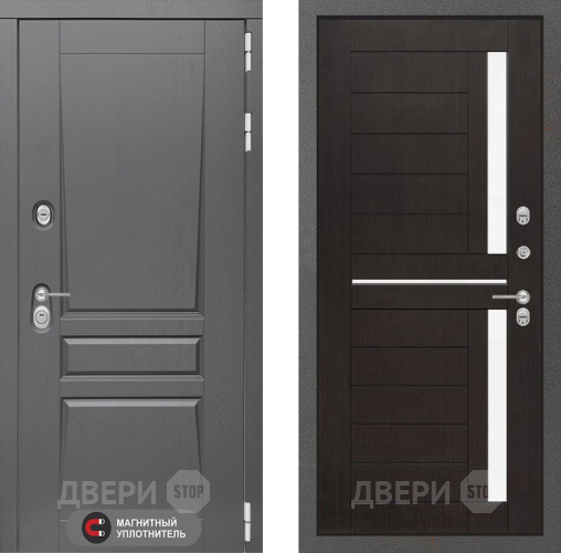 Входная металлическая Дверь Лабиринт (LABIRINT) Платинум 02 Венге в Наро-Фоминске