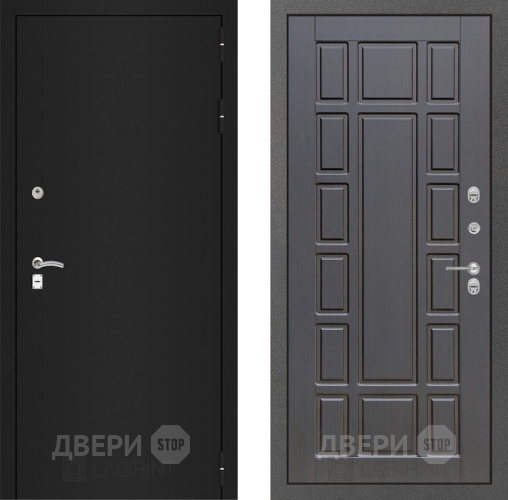 Дверь Лабиринт (LABIRINT) Classic шагрень черная 12 Венге в Наро-Фоминске