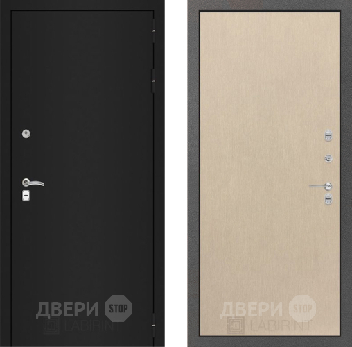 Входная металлическая Дверь Лабиринт (LABIRINT) Classic шагрень черная 05 Венге светлый в Наро-Фоминске