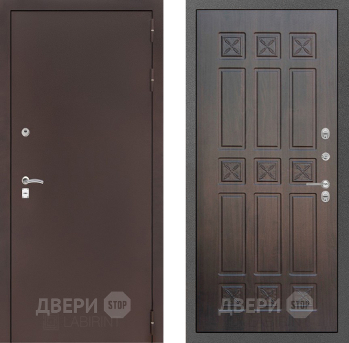 Входная металлическая Дверь Лабиринт (LABIRINT) Classic антик медь 16 VINORIT Алмон 28 в Наро-Фоминске