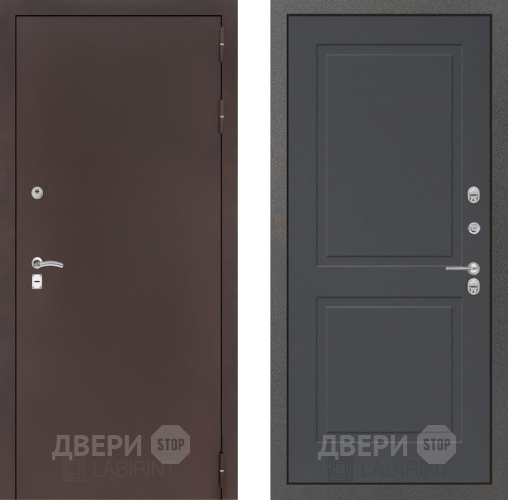 Дверь Лабиринт (LABIRINT) Classic антик медь 11 Графит софт в Наро-Фоминске