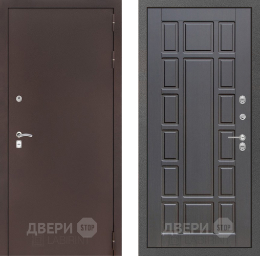 Входная металлическая Дверь Лабиринт (LABIRINT) Classic антик медь 12 Венге в Наро-Фоминске