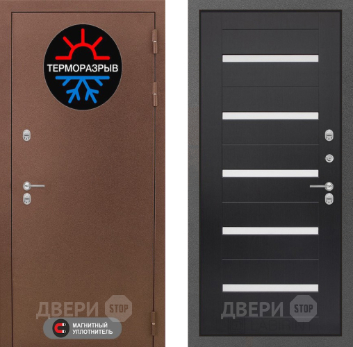 Входная металлическая Дверь Лабиринт (LABIRINT) Термо Магнит 01 Венге в Наро-Фоминске