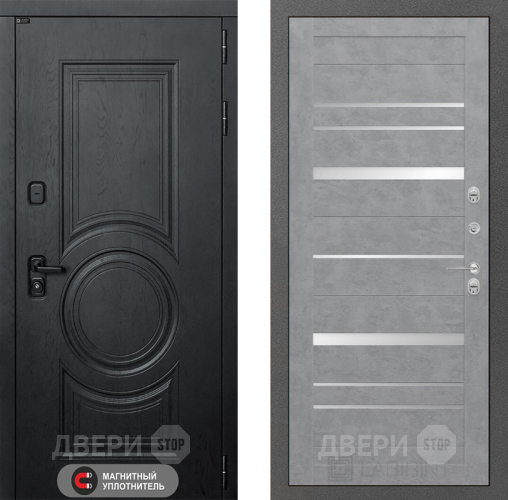 Входная металлическая Дверь Лабиринт (LABIRINT) Гранд 20 Бетон светлый в Наро-Фоминске