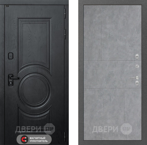 Входная металлическая Дверь Лабиринт (LABIRINT) Гранд 21 Бетон светлый в Наро-Фоминске