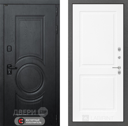 Дверь Лабиринт (LABIRINT) Гранд 11 Белый софт в Наро-Фоминске
