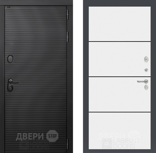 Дверь Лабиринт (LABIRINT) Вулкано 25 Белый софт в Наро-Фоминске