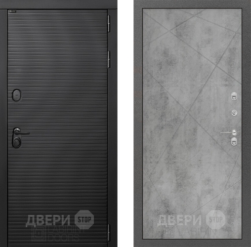 Входная металлическая Дверь Лабиринт (LABIRINT) Вулкано 24 Бетон светлый в Наро-Фоминске