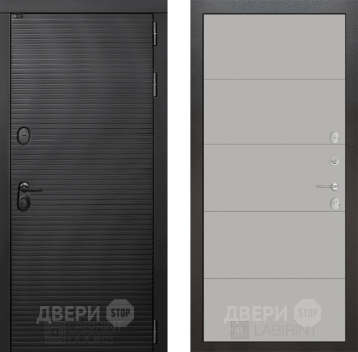 Входная металлическая Дверь Лабиринт (LABIRINT) Вулкано 13 Грей софт в Наро-Фоминске