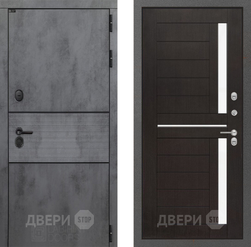 Входная металлическая Дверь Лабиринт (LABIRINT) Инфинити 02 Венге в Наро-Фоминске