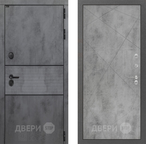 Входная металлическая Дверь Лабиринт (LABIRINT) Инфинити 24 Бетон светлый в Наро-Фоминске