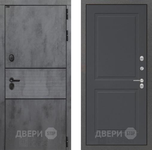 Дверь Лабиринт (LABIRINT) Инфинити 11 Графит софт в Наро-Фоминске