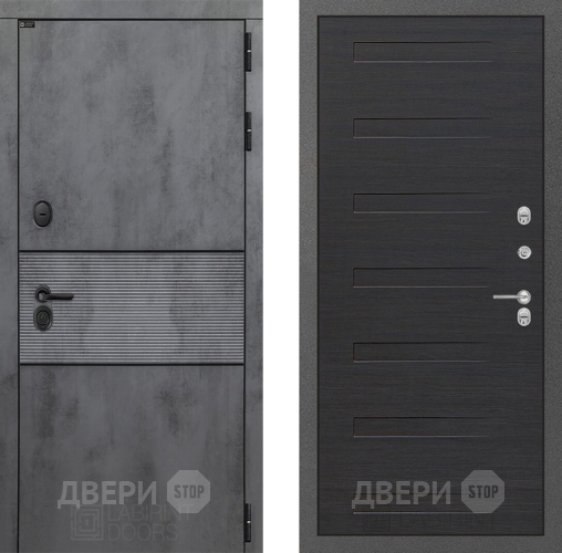 Входная металлическая Дверь Лабиринт (LABIRINT) Инфинити 14 Эковенге поперечный в Наро-Фоминске