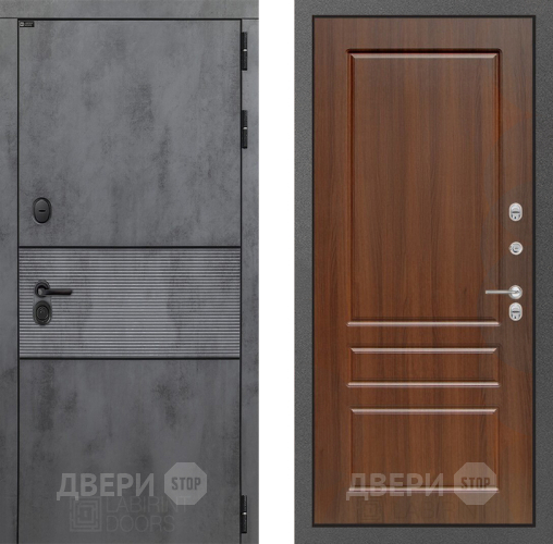 Входная металлическая Дверь Лабиринт (LABIRINT) Инфинити 03 Орех бренди в Наро-Фоминске