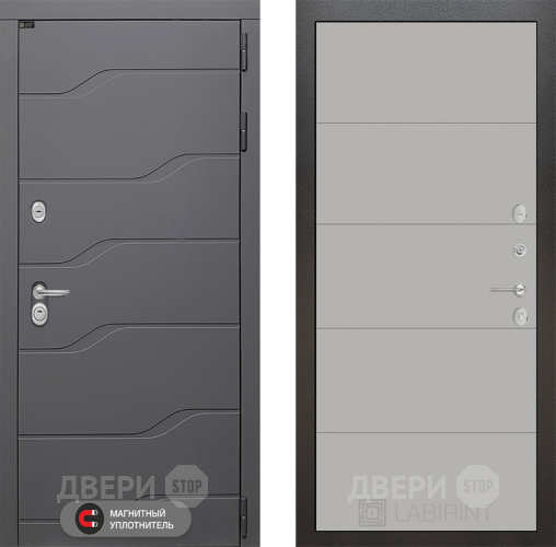 Дверь Лабиринт (LABIRINT) Ривер 13 Грей софт в Наро-Фоминске