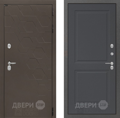Дверь Лабиринт (LABIRINT) Смоки 11 Графит софт в Наро-Фоминске