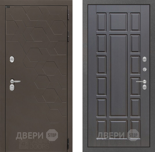 Дверь Лабиринт (LABIRINT) Смоки 12 Венге в Наро-Фоминске